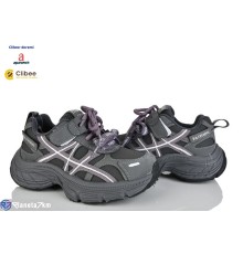 Дитячі кросівки на весну/осінь (7 пар р.31-37) сірий  "BELIES-D"