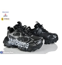 Дитячі кросівки на весну/осінь (7 пар р.31-37) чорний  "BELIES-D"