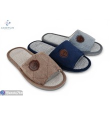 Тапки чоловічі на весну/осінь (12 пар р.41-45) мікс  "Acorus"