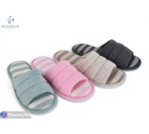 Тапки на весну/осінь (10 пар р.36-45) мікс  "Acorus"