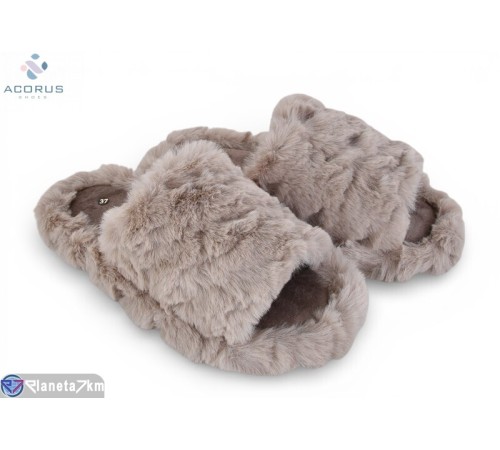 Тапки чоловічі на весну/осінь (6 пар р.37-41) коричневий  "Acorus"