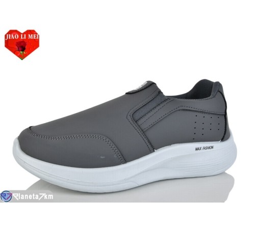Кросівки чоловічі на весну/осінь (8 пар р.40-45) сірий  "Jiao Li Mei"