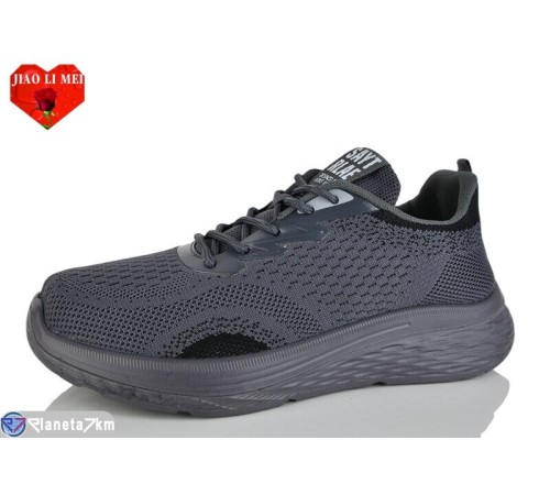 Кросівки чоловічі на весну/осінь (8 пар р.40-45) сірий  "Jiao Li Mei"