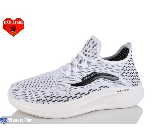 Кросівки чоловічі на весну/осінь (8 пар р.40-45) білий  "Jiao Li Mei"