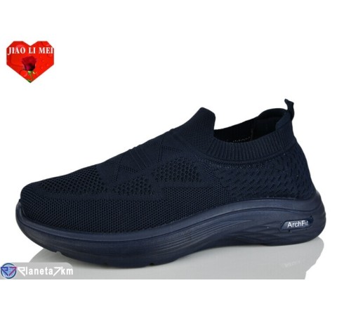 Кросівки чоловічі на весну/осінь (8 пар р.40-45) синій  "Jiao Li Mei"