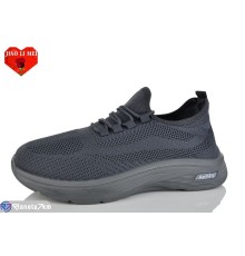 Кросівки чоловічі на весну/осінь (8 пар р.40-45) сірий  "Jiao Li Mei"