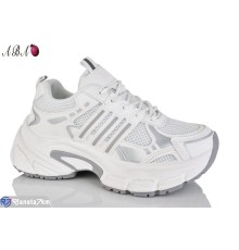 Кросівки жіночі на весну/осінь (8 пар р.36-41) білий  "Aba"