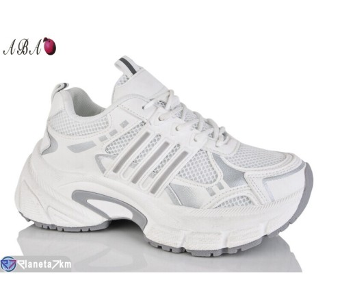 Кросівки жіночі на весну/осінь (8 пар р.36-41) білий  "Aba"