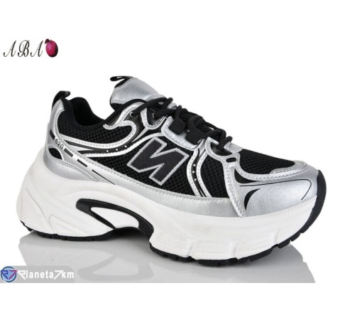 Кросівки жіночі на весну/осінь (8 пар р.36-41) чорний  "Aba"