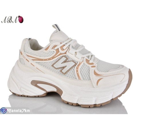 Кросівки жіночі на весну/осінь (8 пар р.36-41) бежевий  "Aba"