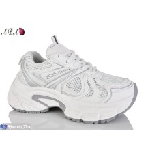 Кросівки жіночі на весну/осінь (8 пар р.36-41) білий  "Aba"