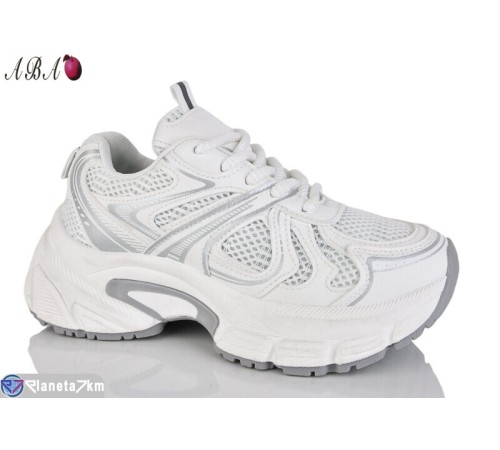 Кросівки жіночі на весну/осінь (8 пар р.36-41) білий  "Aba"