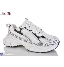 Кросівки жіночі на весну/осінь (8 пар р.36-41) білий  "Aba"