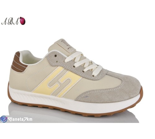 Кросівки жіночі на весну/осінь (8 пар р.36-41) бежевий  "Aba"