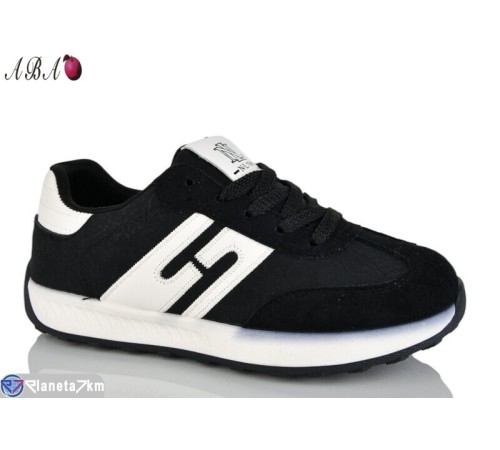 Кросівки жіночі на весну/осінь (8 пар р.36-41) чорний  "Aba"