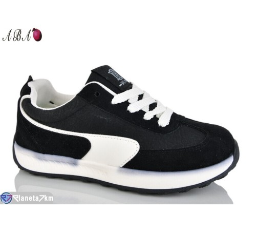 Кросівки жіночі на весну/осінь (8 пар р.36-41) чорний  "Aba"