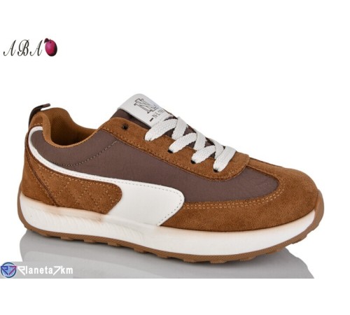 Кросівки жіночі на весну/осінь (8 пар р.36-41) коричневий  "Aba"