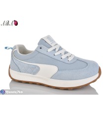 Кросівки жіночі на весну/осінь (8 пар р.36-41) блакитний  "Aba"