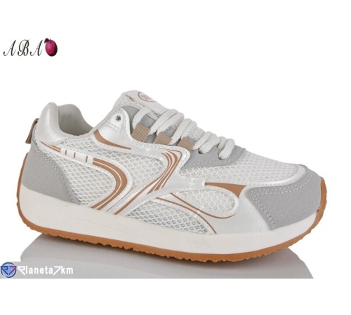 Кросівки жіночі на весну/осінь (8 пар р.36-41) бежевий  "Aba"