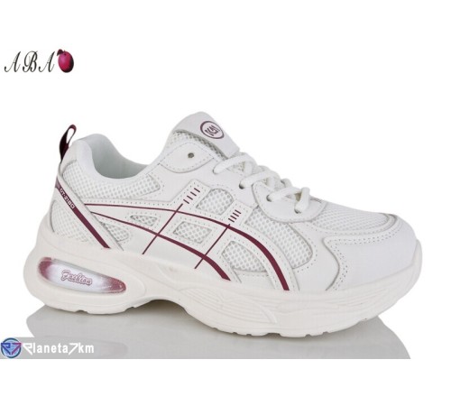 Кросівки жіночі на весну/осінь (8 пар р.36-41) білий  "Aba"