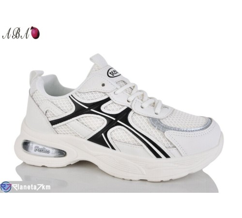 Кросівки жіночі на весну/осінь (8 пар р.36-41) білий  "Aba"