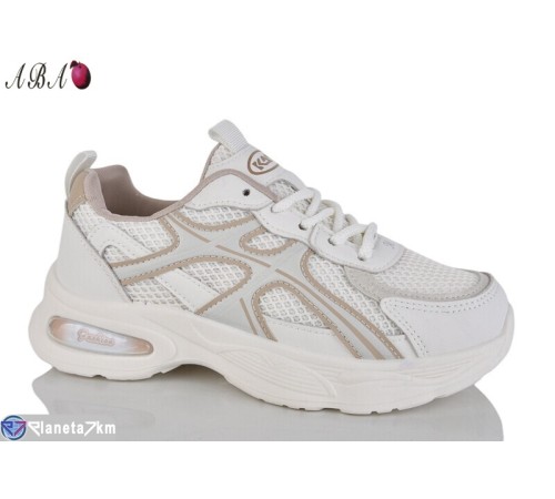 Кросівки жіночі на весну/осінь (8 пар р.36-41) білий  "Aba"