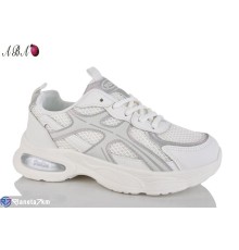 Кросівки жіночі на весну/осінь (8 пар р.36-41) білий  "Aba"