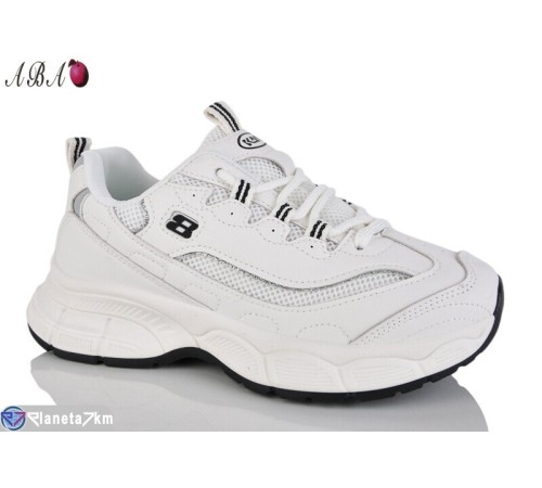 Кросівки жіночі на весну/осінь (8 пар р.36-41) білий  "Aba"