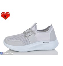 Кросівки жіночі на весну/осінь (8 пар р.37-41) сірий  "Jiao Li Mei"