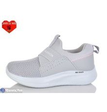 Кросівки жіночі на весну/осінь (8 пар р.37-41) сірий  "Jiao Li Mei"