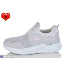 Кросівки жіночі на весну/осінь (8 пар р.37-41) сірий  "Jiao Li Mei"