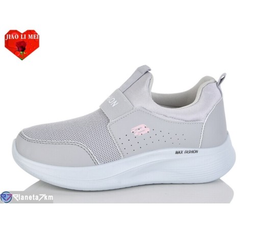 Кросівки жіночі на весну/осінь (8 пар р.37-41) сірий  "Jiao Li Mei"