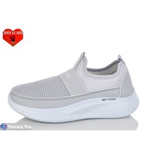 Кросівки жіночі на весну/осінь (8 пар р.37-41) сірий  "Jiao Li Mei"