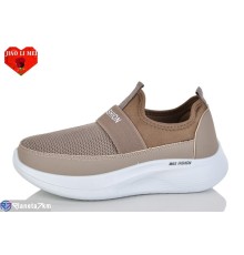 Кросівки жіночі на весну/осінь (8 пар р.37-41) коричневий  "Jiao Li Mei"