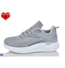 Кросівки жіночі на весну/осінь (8 пар р.37-41) сірий  "Jiao Li Mei"