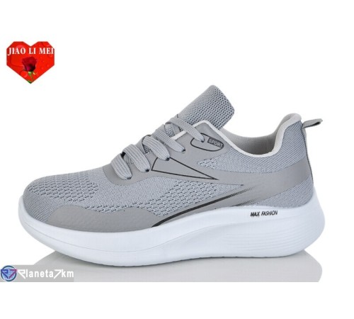 Кросівки жіночі на весну/осінь (8 пар р.37-41) сірий  "Jiao Li Mei"