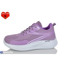 Кросівки жіночі на весну/осінь (8 пар р.37-41) фіолетовий  "Jiao Li Mei"