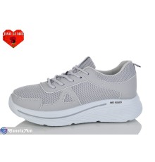 Кросівки жіночі на весну/осінь (8 пар р.37-41) сірий  "Jiao Li Mei"