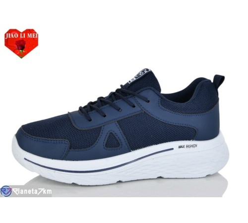 Кросівки жіночі на весну/осінь (8 пар р.37-41) синій  "Jiao Li Mei"