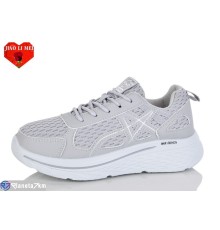 Кросівки жіночі на весну/осінь (8 пар р.37-41) сірий  "Jiao Li Mei"