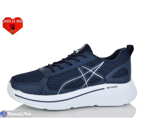 Кросівки жіночі на весну/осінь (8 пар р.37-41) синій  "Jiao Li Mei"