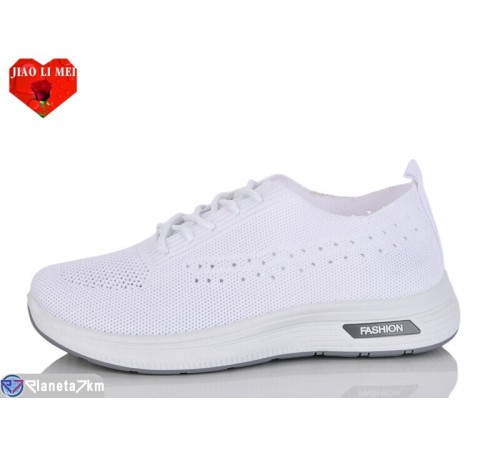 Кросівки жіночі на літо (8 пар р.37-41) білий  "Jiao Li Mei"