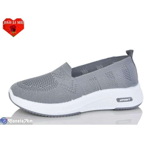Сліпони жіночі на літо (8 пар р.37-41) сірий  "Jiao Li Mei"