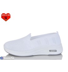 Сліпони жіночі на літо (8 пар р.37-41) білий  "Jiao Li Mei"