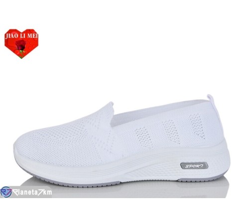 Сліпони жіночі на літо (8 пар р.37-41) білий  "Jiao Li Mei"