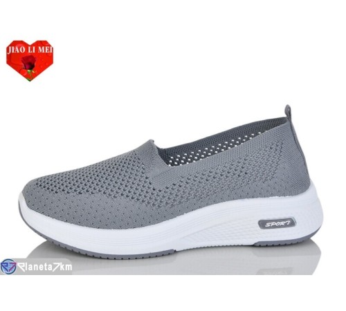 Сліпони жіночі на літо (8 пар р.37-41) сірий  "Jiao Li Mei"