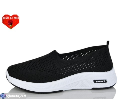 Сліпони жіночі на літо (8 пар р.37-41) чорний  "Jiao Li Mei"