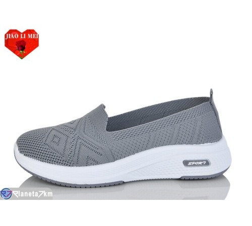 Сліпони жіночі на літо (8 пар р.37-41) сірий  "Jiao Li Mei"