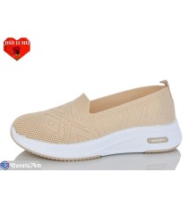 Сліпони жіночі на літо (8 пар р.37-41) бежевий  "Jiao Li Mei"