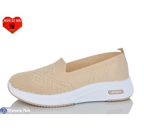 Сліпони жіночі на літо (8 пар р.37-41) бежевий  "Jiao Li Mei"